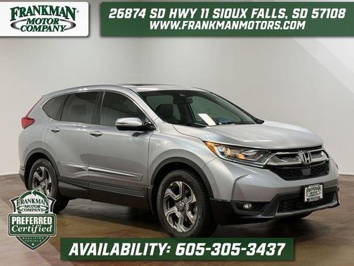 Lunar Silver Metallic 2019 Honda CR-V EX-L