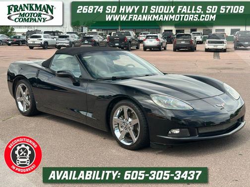 Black 2008 Chevrolet Corvette Base