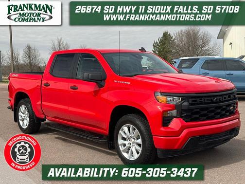 Red Hot 2023 Chevrolet Silverado 1500 Custom