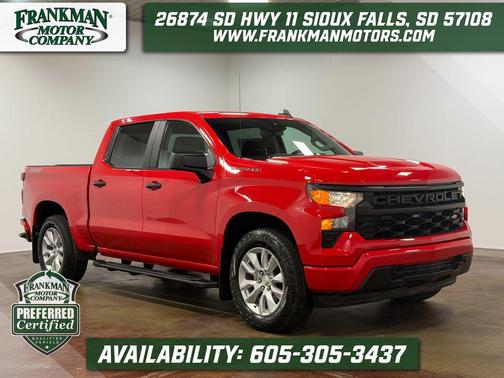 Red Hot 2023 Chevrolet Silverado 1500 Custom