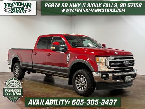 Vermillion Red 2020 Ford F-250 Lariat