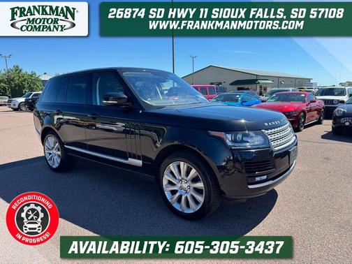 Santorini Black 2016 Land Rover Range Rover 5.0L Supercharged