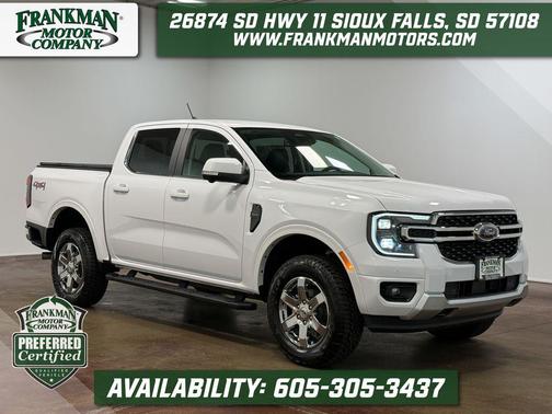 Oxford White 2025 Ford Ranger LARIAT