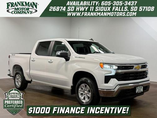 Summit White 2025 Chevrolet Silverado 1500 LT