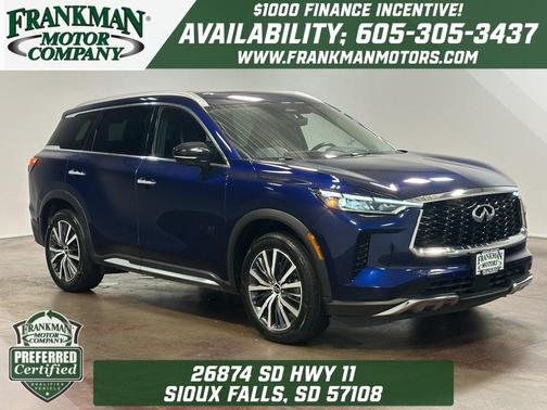 2022 INFINITI QX60 SENSORY