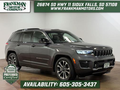 Baltic Gray Metallic Clearcoat 2024 Jeep Grand Cherokee Overland