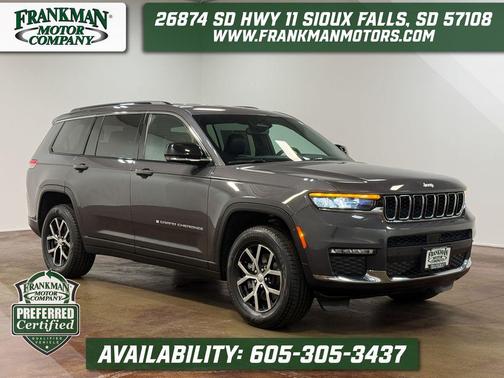 Baltic Gray Metallic Clearcoat 2024 Jeep Grand Cherokee L Limited