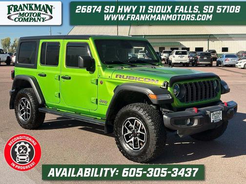 Mojito Clearcoat 2025 Jeep Wrangler Rubicon