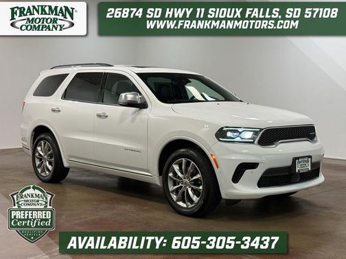 White Knuckle Clearcoat 2024 Dodge Durango Citadel AWD