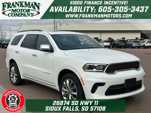 White Knuckle Clearcoat 2024 Dodge Durango Citadel AWD