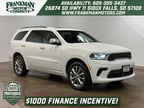 White Knuckle Clearcoat 2024 Dodge Durango Citadel AWD