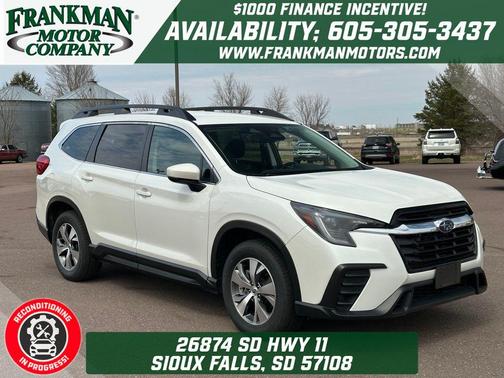 Crystal White Pearl 2024 Subaru Ascent Premium 7-Passenger