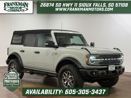 Cactus Gray 2023 Ford Bronco Badlands