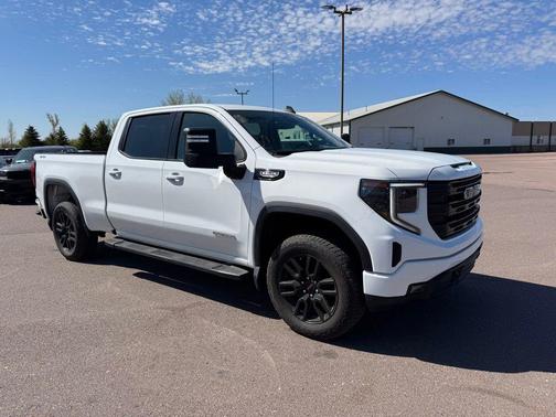 Summit White 2022 GMC Sierra 1500 Elevation