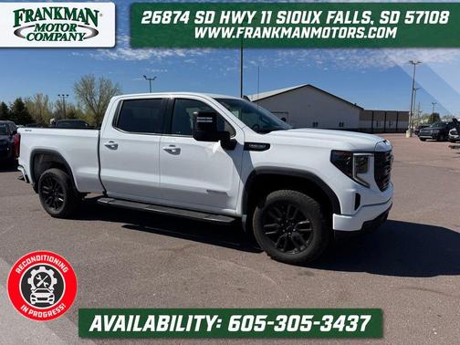 Summit White 2022 GMC Sierra 1500 Elevation