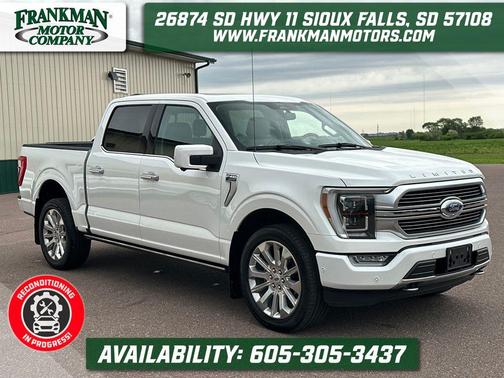 Star White Metallic Tri-Coat 2021 Ford F-150 Limited