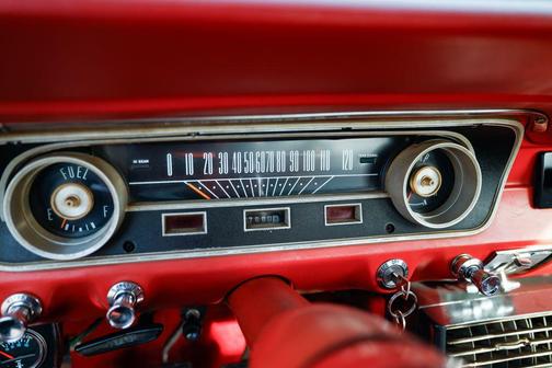 Black 1965 Ford Mustang Base