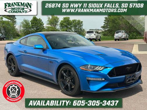 Velocity Blue Metallic 2019 Ford Mustang GT Premium