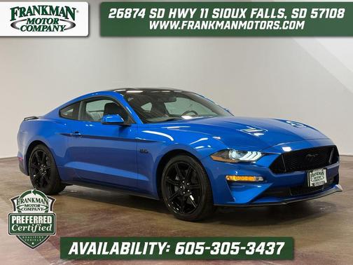Velocity Blue Metallic 2019 Ford Mustang GT Premium