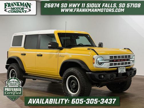 Yellowstone 2023 Ford Bronco Heritage Limited Edition