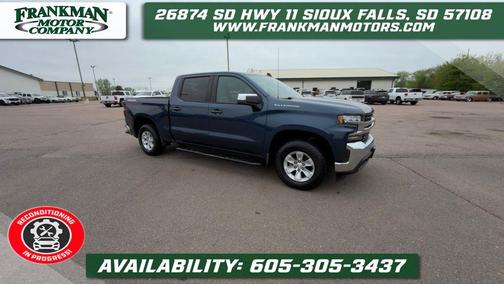 Northsky Blue Metallic 2019 Chevrolet Silverado 1500 LT