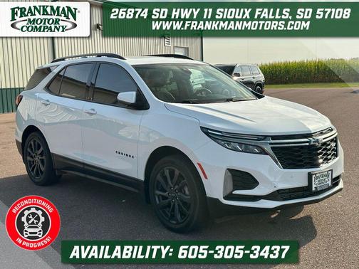 Summit White 2022 Chevrolet Equinox AWD RS