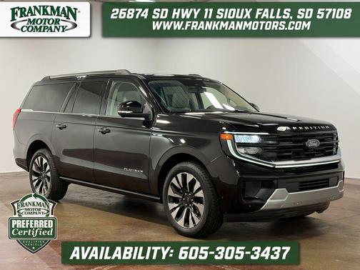 Black Metallic 2025 Ford Expedition Max Platinum