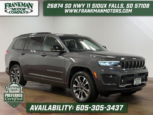 Baltic Gray Metallic Clearcoat 2024 Jeep Grand Cherokee L Overland