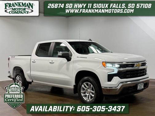 Summit White 2023 Chevrolet Silverado 1500 LT