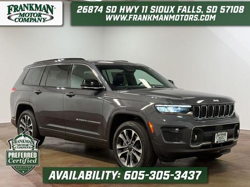 Baltic Gray Metallic Clearcoat 2024 Jeep Grand Cherokee L Overland