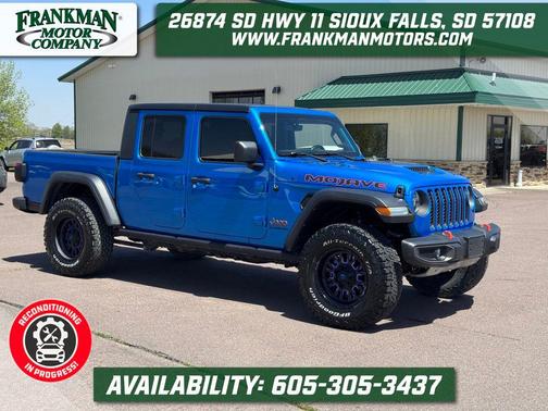 Hydro Blue Pearlcoat 2021 Jeep Gladiator Mojave