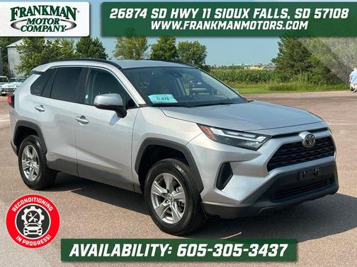 Silver Sky Metallic 2025 Toyota RAV4 Hybrid XLE