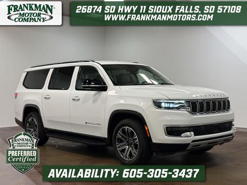 Bright White Clearcoat 2024 Jeep Wagoneer L Series II 4x4