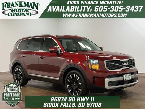 Dawning Red 2024 Kia Telluride SX Prestige