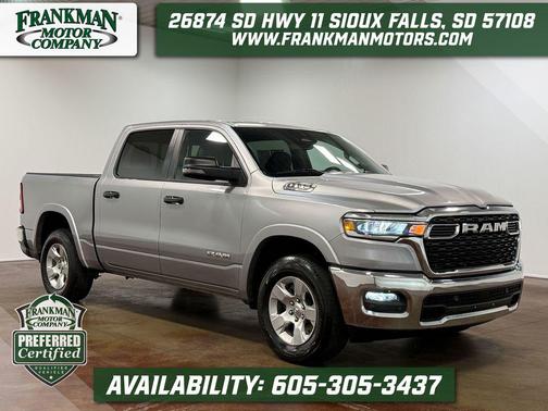 Billet Silver Metallic Clearcoat 2025 RAM 1500 Big Horn/Lone Star