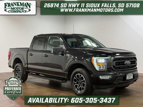 Agate Black Metallic 2023 Ford F-150 XLT