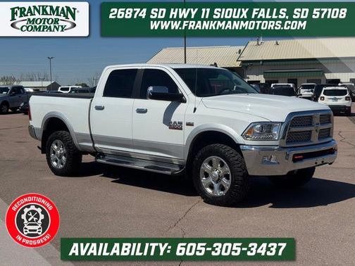 Bright White Clearcoat 2014 RAM 2500 Laramie