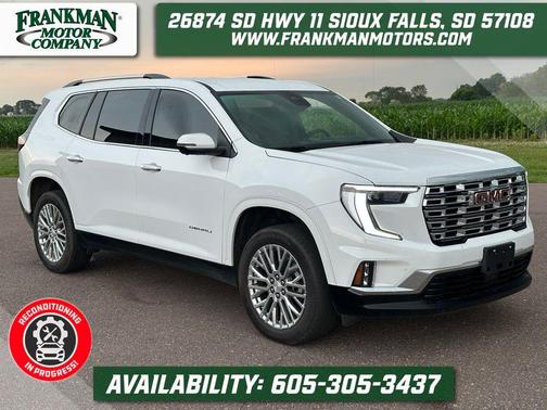 Summit White 2024 GMC Acadia Denali