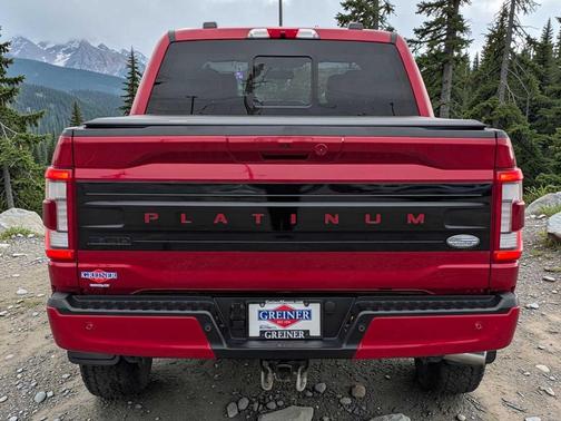 Rapid Red Metallic Tinted Clearcoat 2022 Ford F-150 Platinum