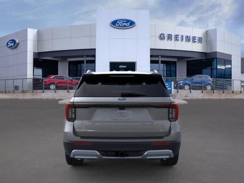 Gray 2026 Ford Explorer Platinum