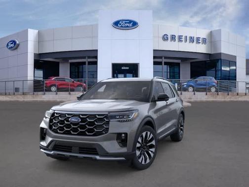 Gray 2026 Ford Explorer Platinum