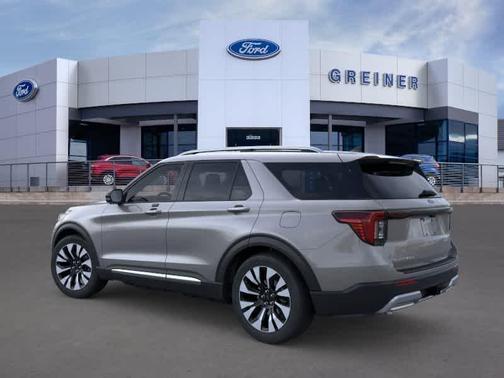 Gray 2026 Ford Explorer Platinum