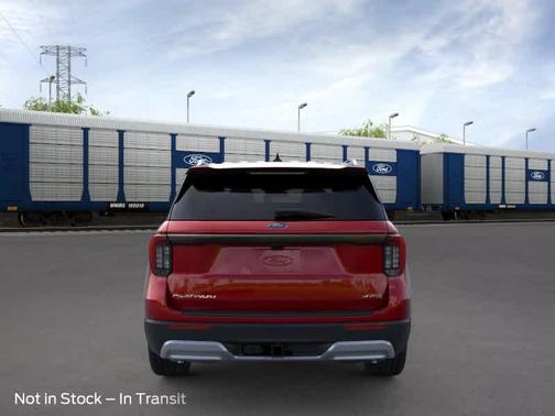 Rapid Red Metallic Tinted Clearcoat 2026 Ford Explorer Platinum