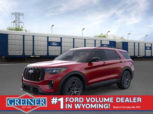 Red 2026 Ford Explorer ST