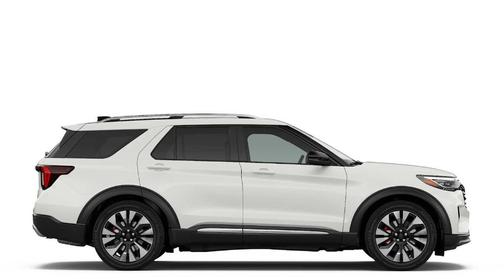 White 2026 Ford Explorer Platinum