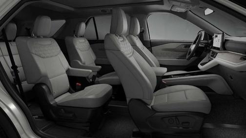 White 2026 Ford Explorer Platinum