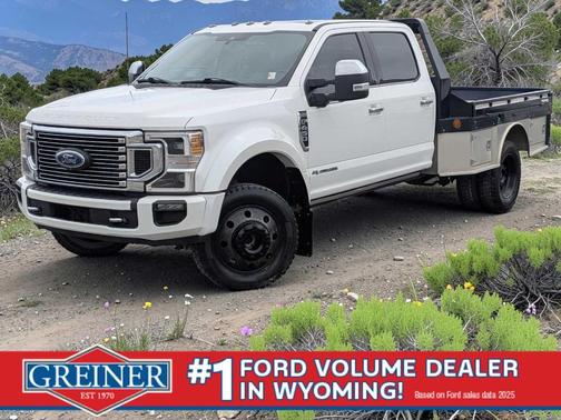Star White 2020 Ford F-450 Platinum