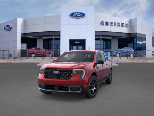 Red 2026 Ford Maverick Lariat