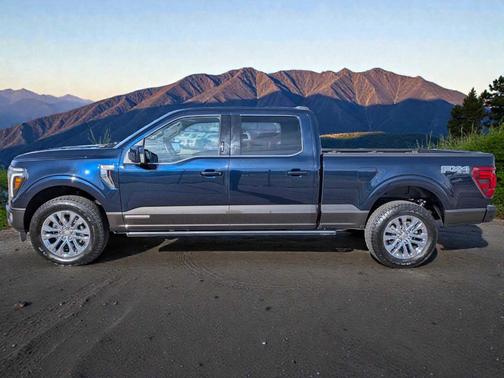 Blue 2024 Ford F-150 King Ranch