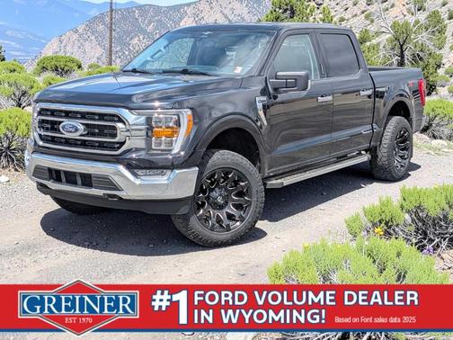 Agate Black Metallic 2023 Ford F-150 XLT